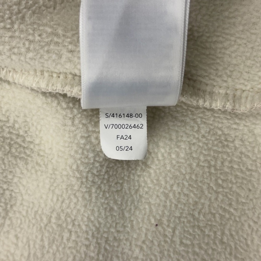 Athleta Jacket Womens Small Cream In The Clouds Fleece Sherpa Full Zip Cozy Warm - Picture 12 of 12